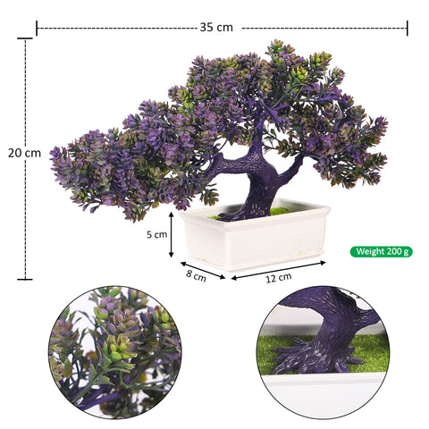 Mini bonsai plant artificial décor
