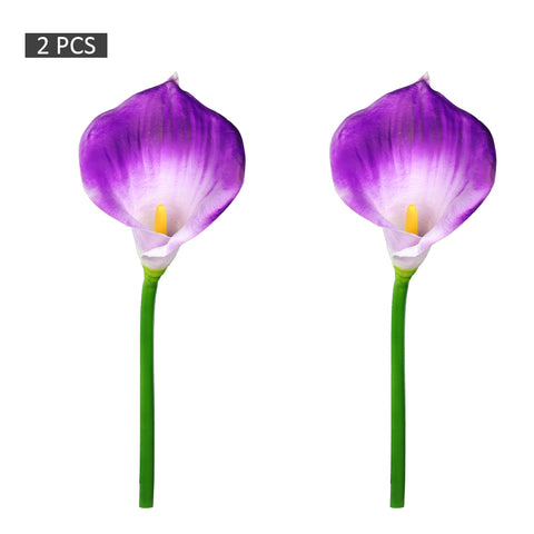 2pcs artificial calla lilies flowers