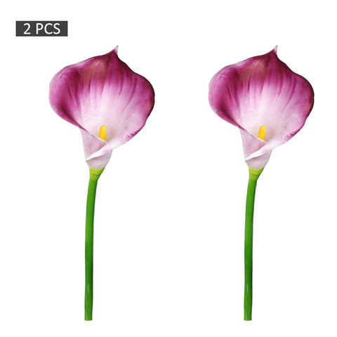 Set of 2 artificial calla lilies