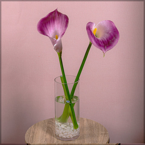 2pcs silk calla lily flowers