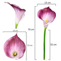2pcs silk calla lily flowers