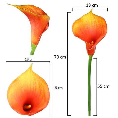2pcs calla lily bouquet artificial