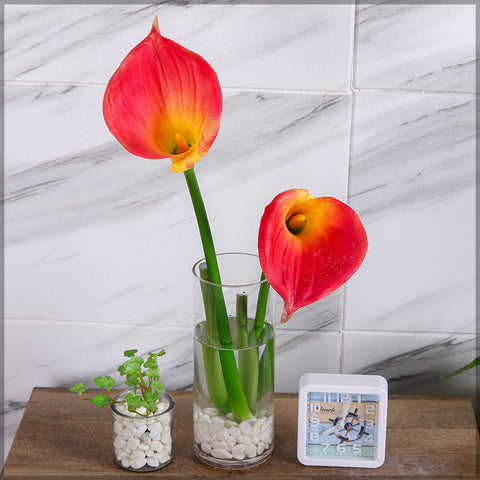 elegant silk calla lily bouquet