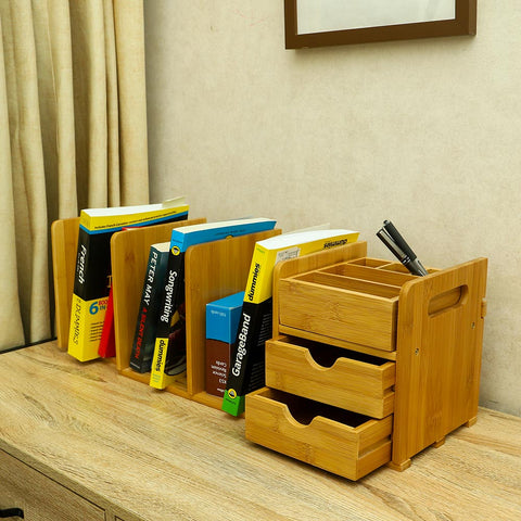 multi compartment desk organizer