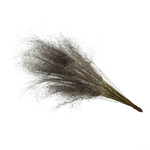 Boho-style dried grass arrangement