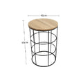 wooden side table, side table