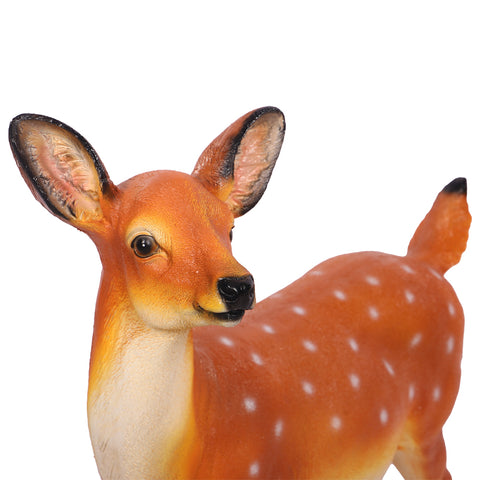 Faux deer sculpture