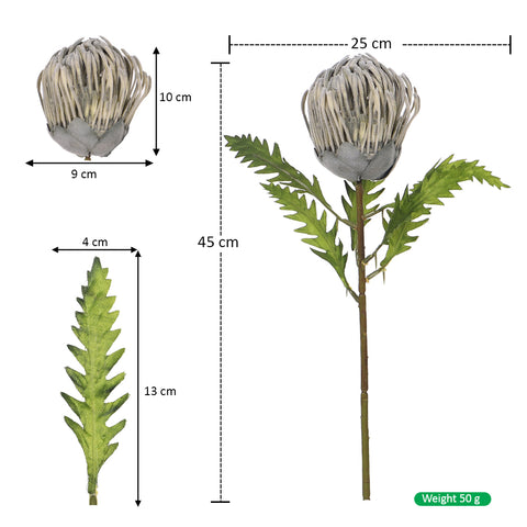 Artificial Protea Flower Stem 45cm