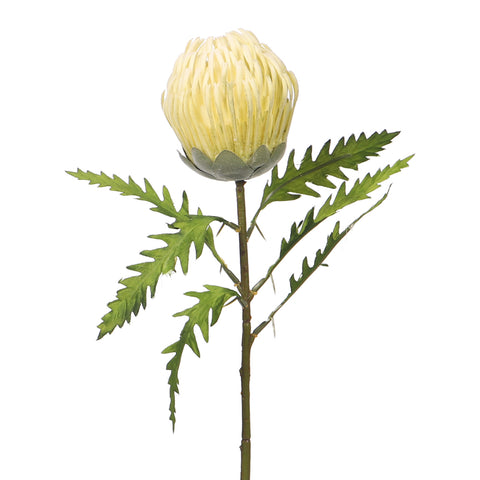 realistic silk protea stem for vase