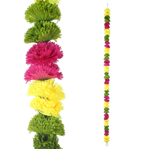 Artificial Marigold Flower Garland