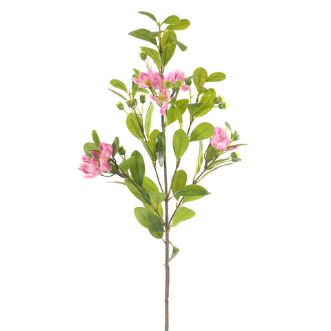 Artificial Tropical Peach Flower Branch