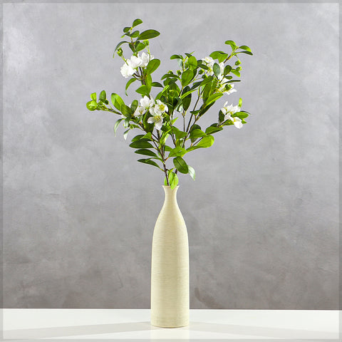 Artificial Tropical Peach Flower Branch