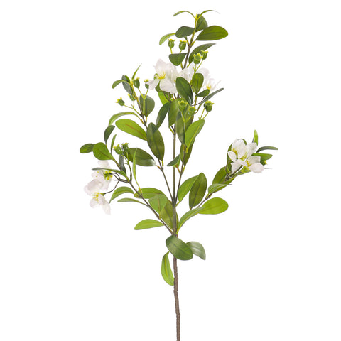 Artificial Tropical Peach Flower Branch