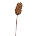 christmas natural pinecone in stick