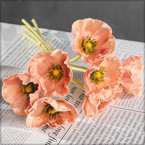 Fake Poppy Flowers
