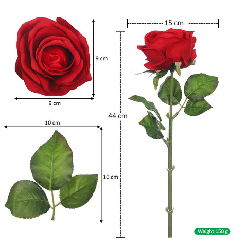 Realistic rose stem