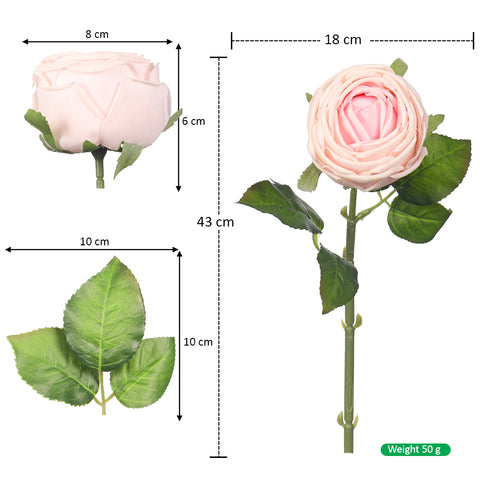 Nearly Natural Single Stem Artificial Roses