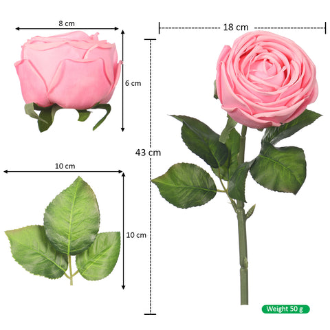 Nearly Natural Single Stem Artificial Roses