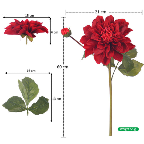 Single Artificial Dahlia Spray