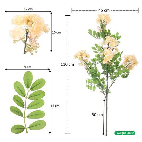 Artificial Long Stem Hydrangea Flower
