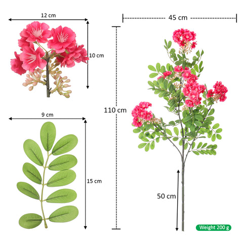 Artificial Long Stem Hydrangea Flower