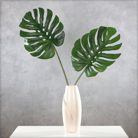 Lifelike Artificial Monstera Leaf