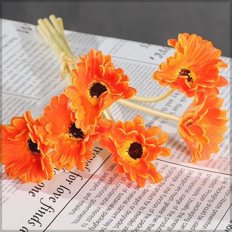 7 Heads Artificial Daisy Flowers with Stems