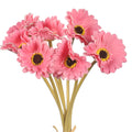 7 heads artificial daisy flowers with stems