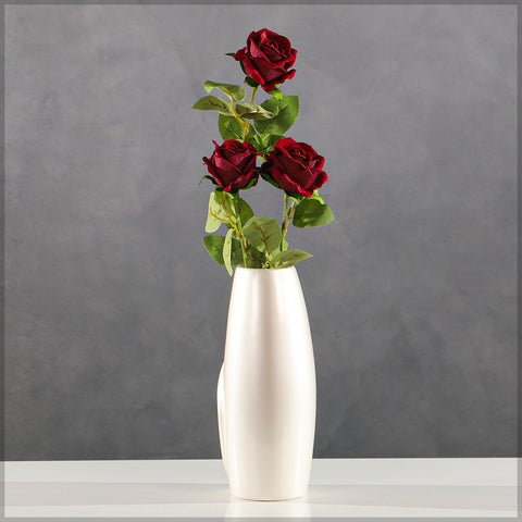 Nearly Natural 50cm Elegant Red  Rose