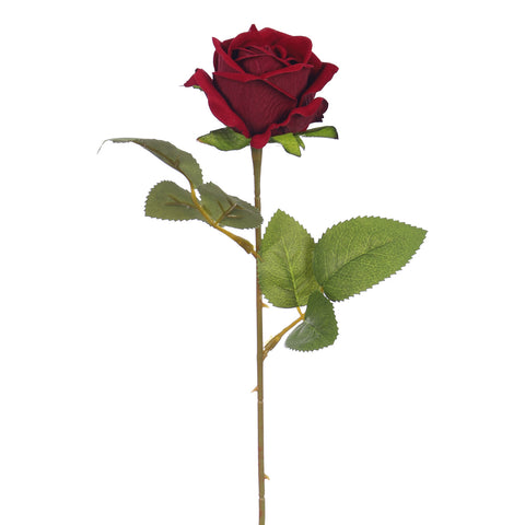 Nearly Natural 50cm Elegant Red  Rose