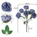 Faux rose flower bunch