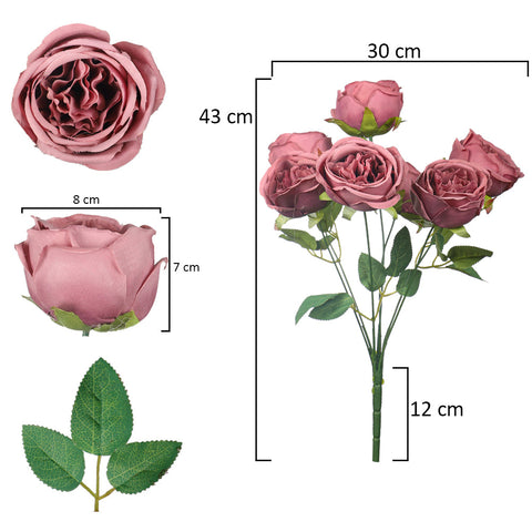 Fake rose flowers