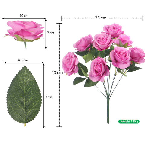 Artificial Silk Rose Flowers