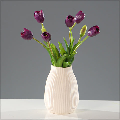 Bunch of 4 Artifical Tulips