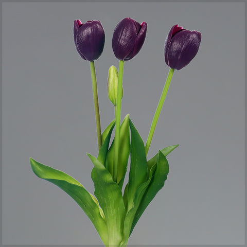 Bunch of 4 Artifical Tulips