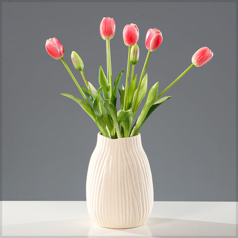 Bunch of 4 Artifical Tulips