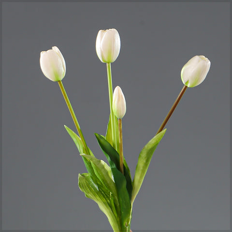 Bunch of 4 Artifical Tulips