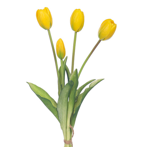 Bunch of 4 Artifical Tulips