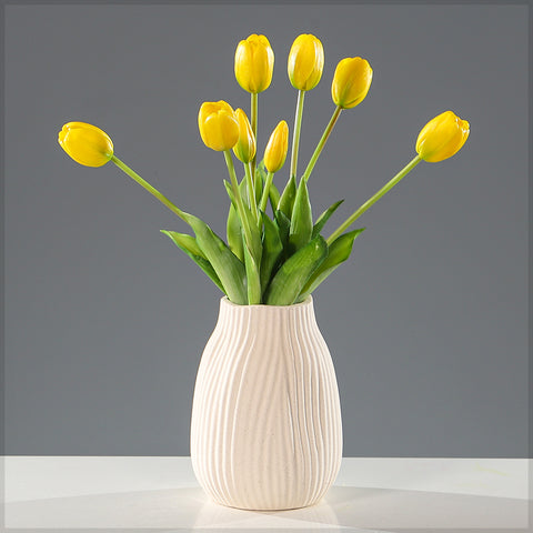 Bunch of 4 Artifical Tulips