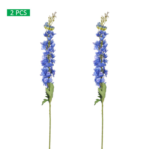fake silk delphinium flower