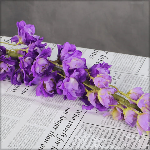 Long Stem Silk Delphinium Flowers