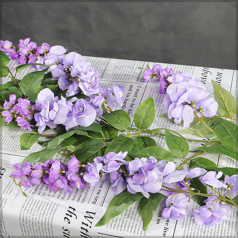 Faux Wisteria Flower Vine