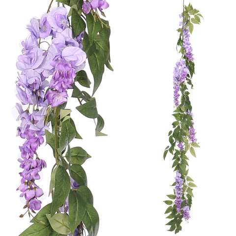 Faux Wisteria Flower Vine
