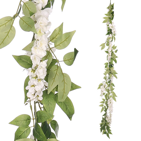 Faux Wisteria Flower Vine