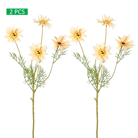 silk daisy flower stems