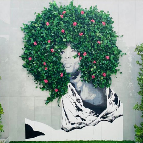 Floral Portrait for display purposes only (non-sale)