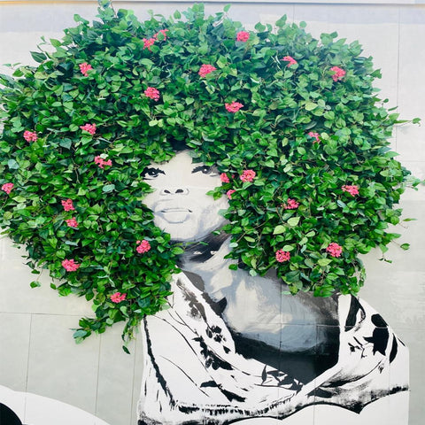 Floral Portrait for display purposes only (non-sale)
