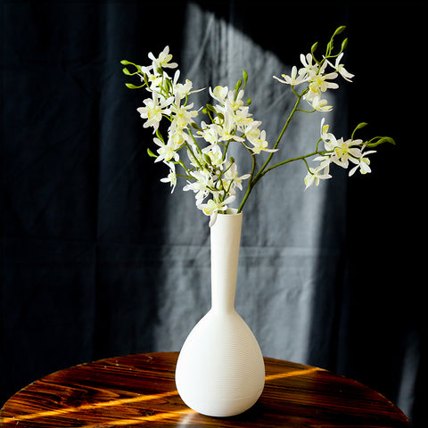 Silk orchid flower set