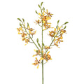 Artificial silk orchid flowers