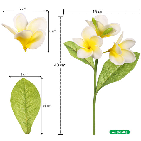 realistic faux tropical flowers